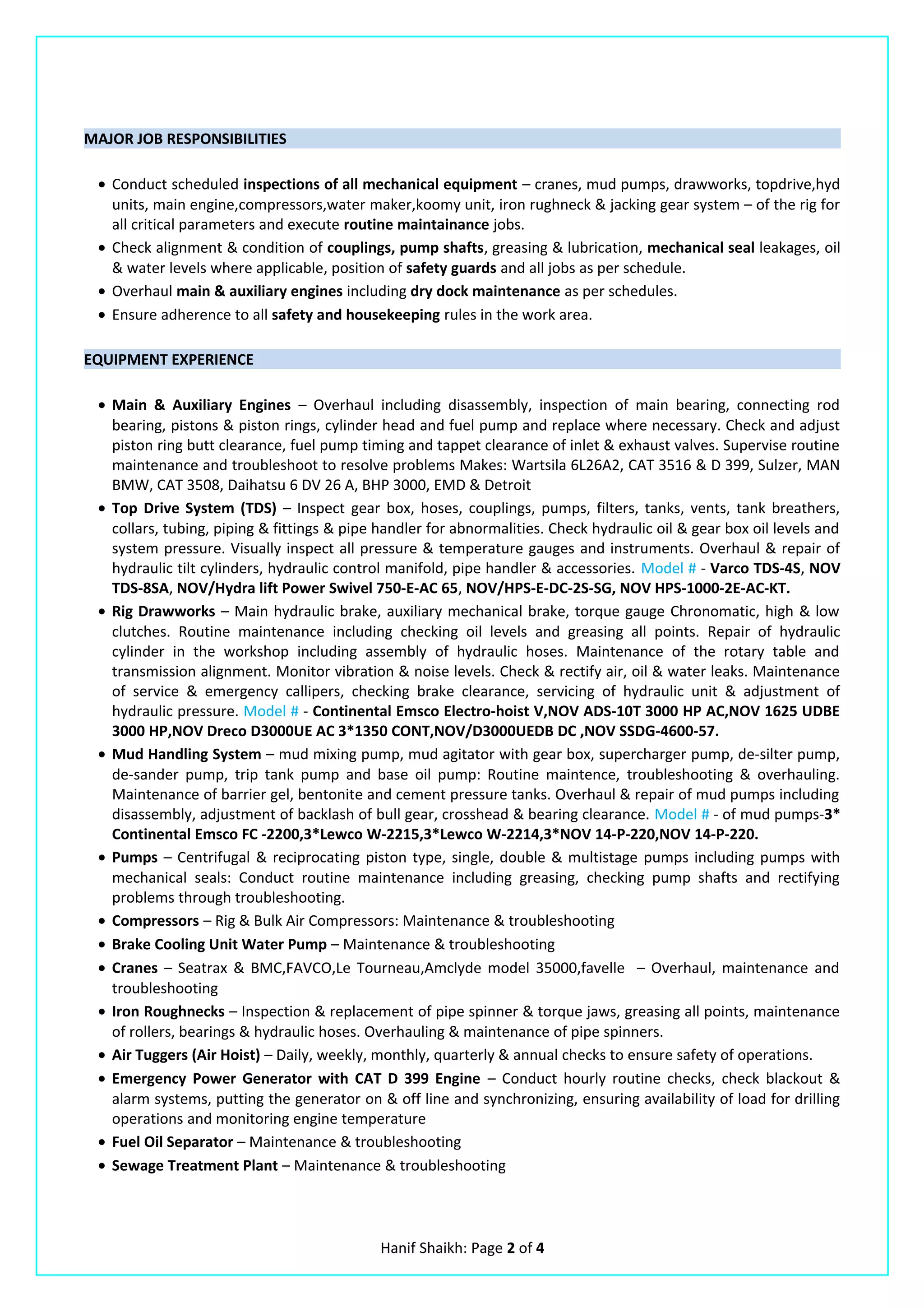 Resume Hanif Shaikh Update (7) | DOC