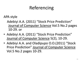 Citation_Referencing | PPTX