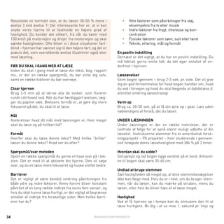 detpostmodernelederliv34
Resultatet vil normalt vise, at du læser 30-50 % mere i
øvelse 3 end øvelse 1! Det interessante her er, at vi kan
snyde vores hjerne til at fastholde en højere grad af
hastighed. Du kender det sikkert, fra når du kører med
130 km/t på motorvejen og drejer fra motorvejen og skal
sænke hastigheden. Ofte bliver vi i disse situationer fart-
blind – hjernen har vænnet sig til den højere fart, og det er
præcis det, som overstående øvelse illustrerer også sker
med læsning.
FØR DU SKAL I GANG MED AT LÆSE
Inden du skal i gang med at læse din tekst, bog, rapport
mv., er der en række spørgsmål, du bør stille dig selv,
samt en række faktorer du bør overveje.
Clear hjernen
Brug 2-5 min på at skrive alle de tanker, som florerer
rundt i dit hoved ned. Når du har færdiggjort øvelsen, læg-
ger du papiret væk. Øvelsens formål er, at gøre dig mere
fokuseret på det, du skal til at læse.
Mål
Konkretiser hvad dit mål med læsningen er. Hvor meget
skal du læse og på hvilken tid?
Formål
Hvorfor skal du læse denne tekst? Med hvilke ”briller”
læser du denne tekst? Hvad ser du efter?
Spørgsmål/svar metoden
Opstil en række spørgsmål du gerne vil have svar på i tek-
sten. Det er med til at aktivere din hjerne. Den vil søge
svar, og du vil læse mere fokuseret og huske stoffet bedre.
Barrierer
Det er vigtigt at være bevidst omkring påvirkningen fra
både ydre og indre faktorer. Vores hjerne bliver konstant
påvirket af en lang række indtryk fra vores fem sanser, og
hvis du skal kunne læse hurtigt, er det vigtigt at begrænse
antallet af indtryk fra forskellige sider. Men hvilke barri-
erer har du?
•	 Ydre faktorer som påvirkninger fra støj,
eksempelvis fra tv eller musik
•	 Indre faktorer fra frygt, interesse og kon-
centration
•	 Fysiske faktorer som søvn, sult eller tørst
•	 Teknik, erfaring, mål og formål
En positiv indstilling
Dernæst er det vigtigt, at du har en positiv indstilling. Du
må faktisk gerne smile lidt, da det øger antallet af en-
dorfiner i hjernen.
Læseøvelser
Skim bogen igennem – brug 2-5 sek. pr. side. Det vil give
dig en god fornemmelse for hvad bogen handler om, hvad
du ved i forvejen og hvad du skal begynde at dybdelæse jf.
afsnittet omkring læsestrategi
Varm op
Brug ca. 20-30 sek. på at få din øjne op i gear. Læs uden
nødvendigvis at forstå, det du læser.
UNDER LÆSNINGEN
Under læsningen er der en række instrukser, der er
centrale at følge for at opnå størst muligt udbytte af din
læsetid. Instrukserne stammer fra et amerikansk forsk-
ningsprojekt – PX projektet – hvor studerende i gennem-
snit forøgede deres læsehastighed med 386 % på 3 timer.
Hvordan skal du sidde?
Sid oprejst og lad bogen ligge vandret på et bord. Afstand-
en til bogen skal være 35-60 cm.
Undlad at bruge stemmen
Sæt hastigheden så meget op, at dine stemmebevægelser
ikke kan følge med. Hvis du er i tvivl, om du bruger stem-
men, når du læser, kan du mærke på struben, mens du
læser, eller hvis du bliver hæs af at læse meget.
Hastighed
Ved at få hjernen op i tempo kan du stimulere den til at
læse hurtigere. Øv dig i at se max 1. sekund pr. linje og
 