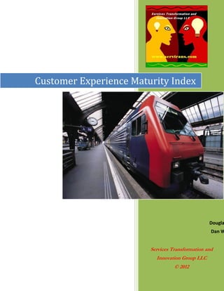 Services Transformation and
Innovation Group LLC
© 2012
Customer Experience Maturity Index
Dougla
Dan W
 