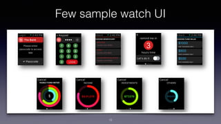 Few sample watch UI
13
 
