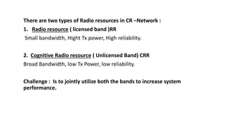 Cognitive Radio Spectrum Sensing 1586 ppt | PPTX