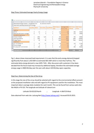 PV solar system with battery storage - design | PDF
