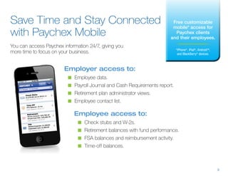 Paychex - About Paychex and Sample Reports | PPT