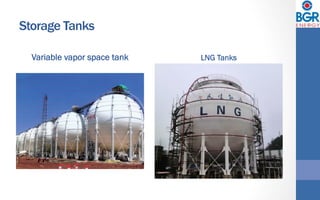 Storage Tanks
Variable vapor space tank LNG Tanks
 