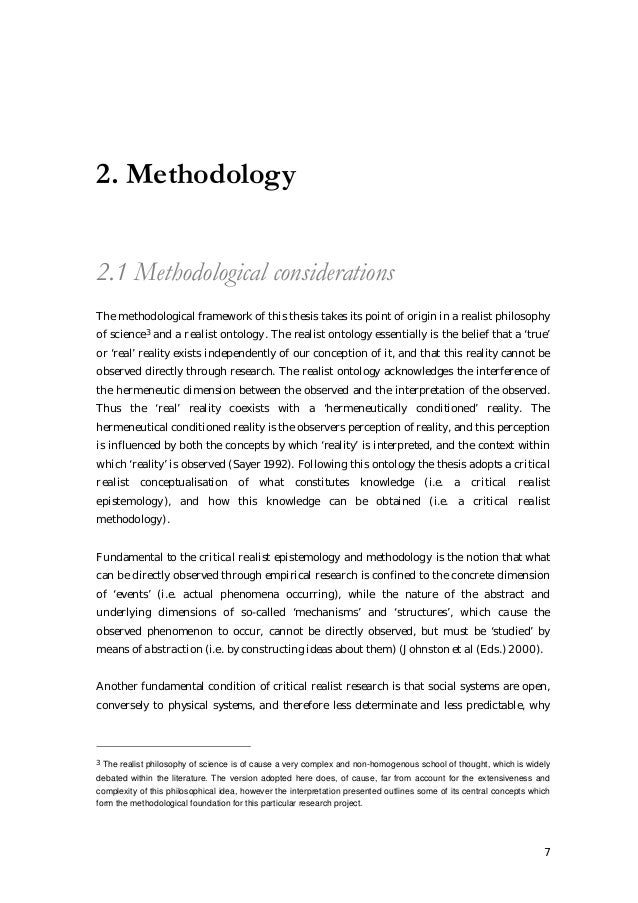 Co-extensiveness thesis