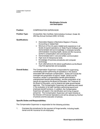 Gahanna Jefferosn Treasurer Office Salary Study