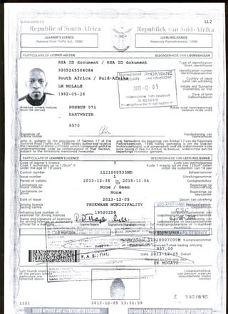 learners's licence