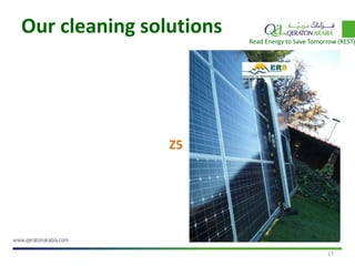 17
Z5
Our cleaning solutions
Read Energy to Save Tomorrow (REST)
 