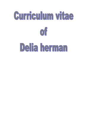 Delia CV 1
