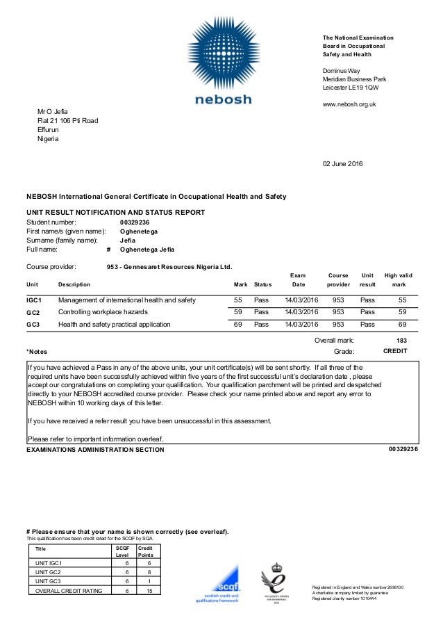 Nebosh Result 1 nebosh-result-1