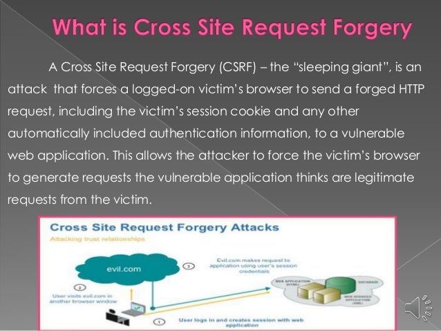 Cross Site Request Forgeries Exploitation And Prevention – MAMC