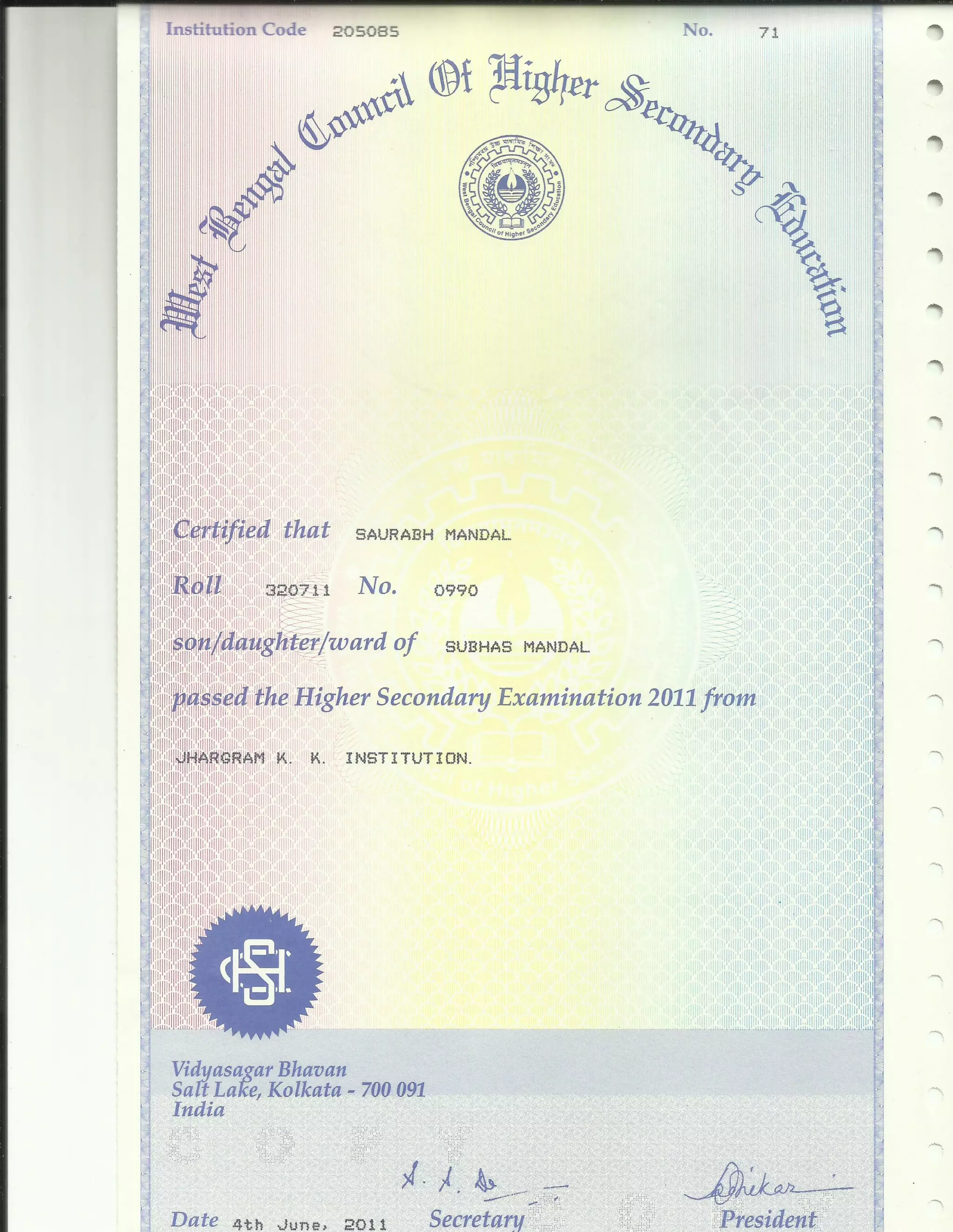 certificate HS | PDF