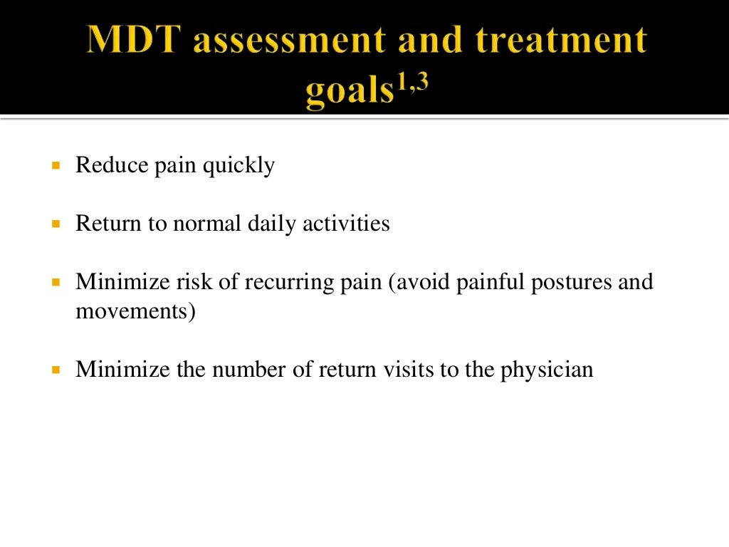 Mckenzie Method of Mechanical Diagnosis and Therapy.3.15