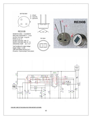 62
FIGURE CIRCUIT DIAGRAM OF PIR MOTION SENSOR;
 