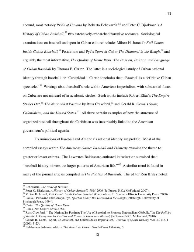 Beyond The Sports Page Baseball The Cuban Revolution And Roch Sample Narrative Essay High School also Argumentative Essay Topics High School Essays On The Yellow Wallpaper