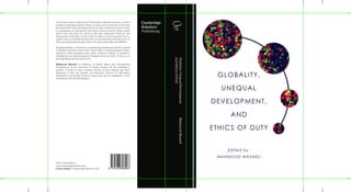 APGC 2016, BOOK COVER OF GLOBALITY, UNEQUAL DEVELOPMENT AND ETHICS OF DUTY (AUTHOR-CONTRIBUTOR PROF. STANLEY UCHE ANOZIE)