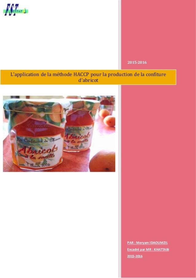 diagramme de fabrication de confiture pdf