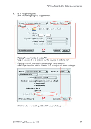 Branchestandard for digitalt annoncemateriale