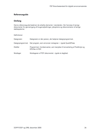 Branchestandard for digitalt annoncemateriale