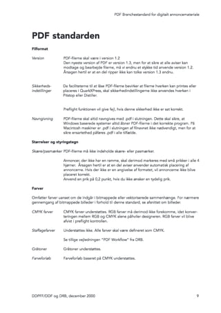 Branchestandard for digitalt annoncemateriale