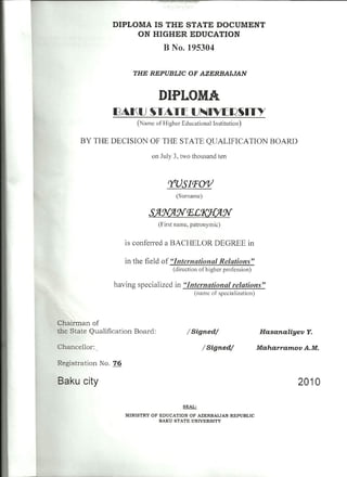 diploma