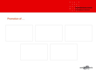 small and medium-sized
enterprises and founders of new
businesses
Infrastructure Housebuilding
Energy-saving concepts Student loans
Promotion of …
 