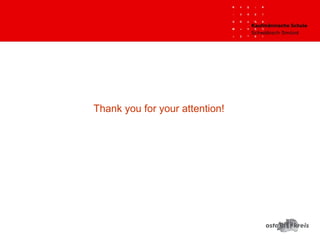 Thank you for your attention!
 