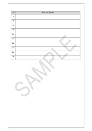 No. Write your answer
16
17
18
19
20
21
22
23
24
25
 