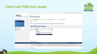 Client-side RSS feed reader




                              27
 