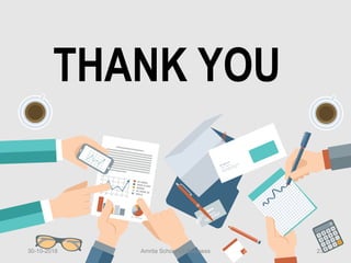 THANK YOU
30-10-2018 Amrita School Of Business 23
 