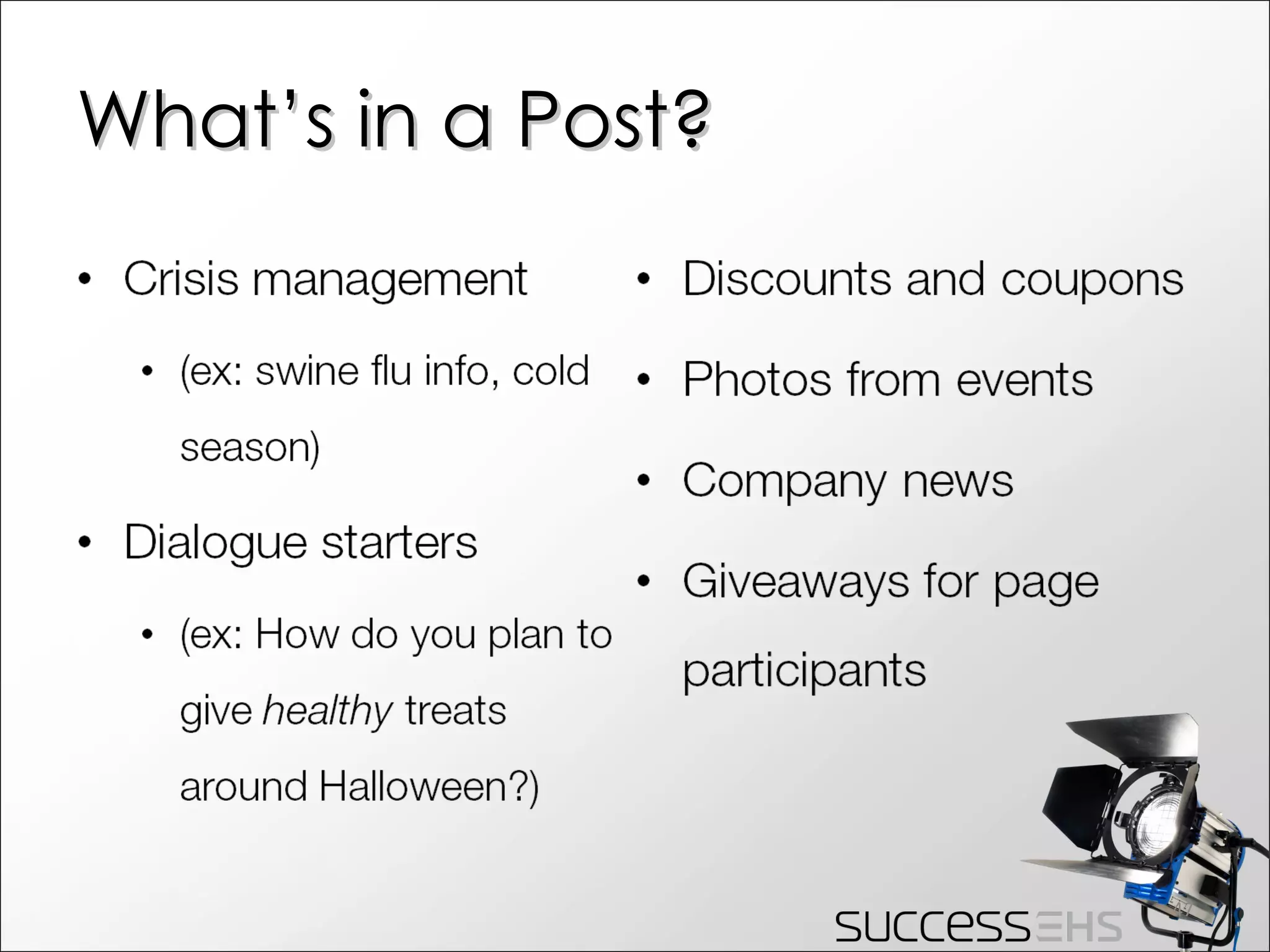 What’s in a Post? 