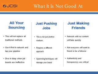 What It Is Not Good At 