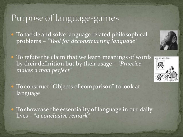 Wittgenstein Language-game and Ontologies