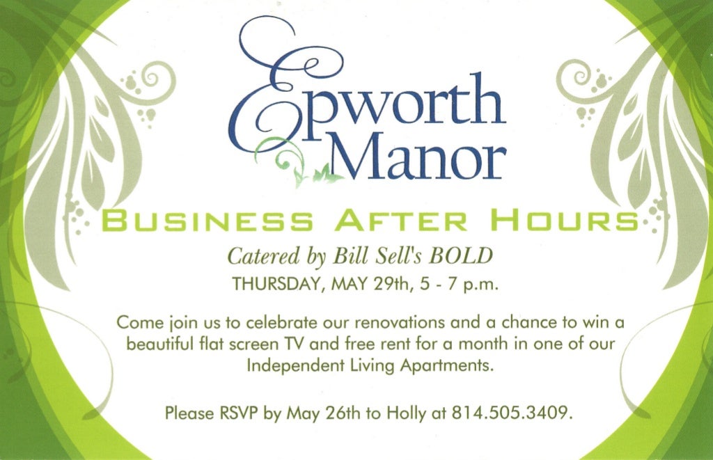 Epworth Manor Advertisement 2