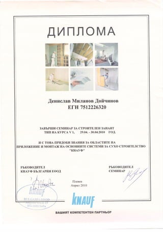 KNAUF_certificate