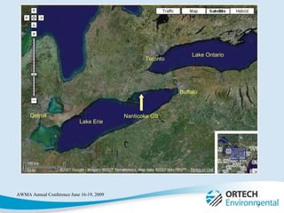 Lake Erie Lake Ontario Nanticoke GS Buffalo Toronto Detroit 