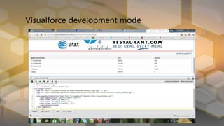 Visualforce development mode
 