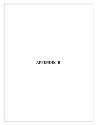 APPENDIX B
 