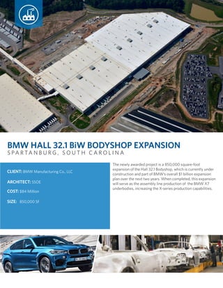 BMW Hall 32.1 BiW Bodyshop Expansion Project | PDF