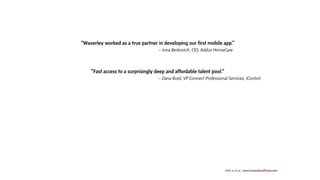 Waverley Interactive Presentation