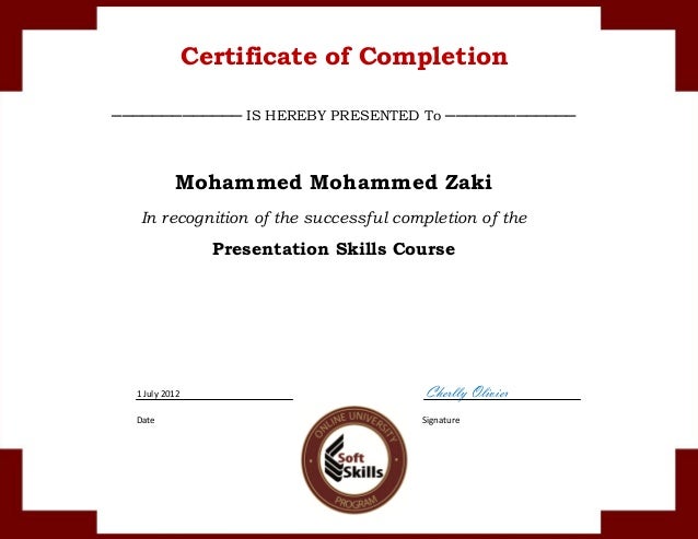 presentation course