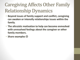 The Emotional Rollercoaster of Caregiving | PPTX