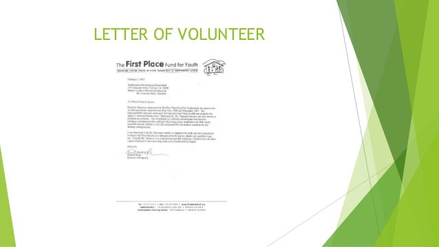 certification letter volunteer certificate slides volunteer certification letter volunteer certificate slides volunteer