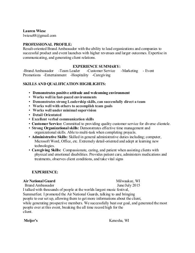 rtf resume