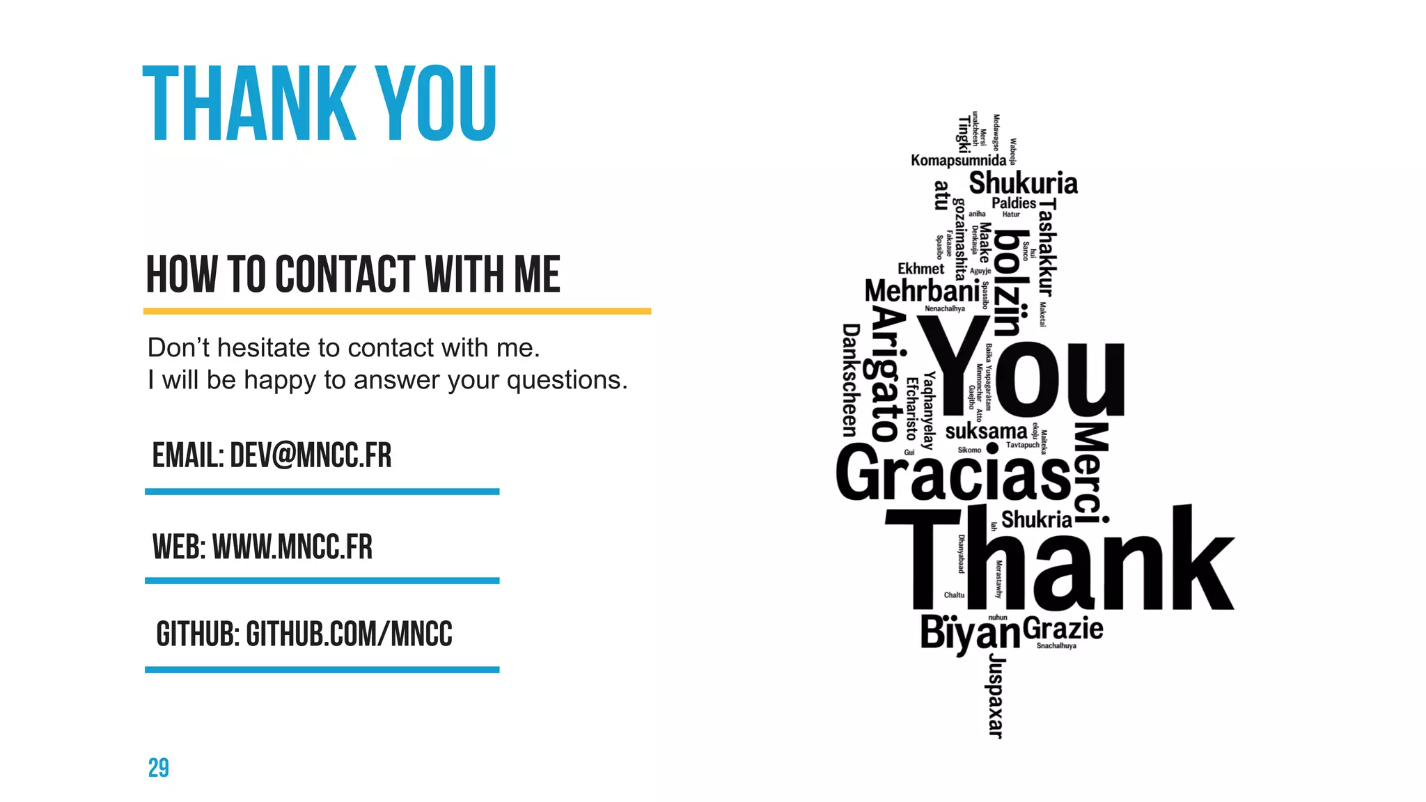 Don’t hesitate to contact with me.
I will be happy to answer your questions.
 