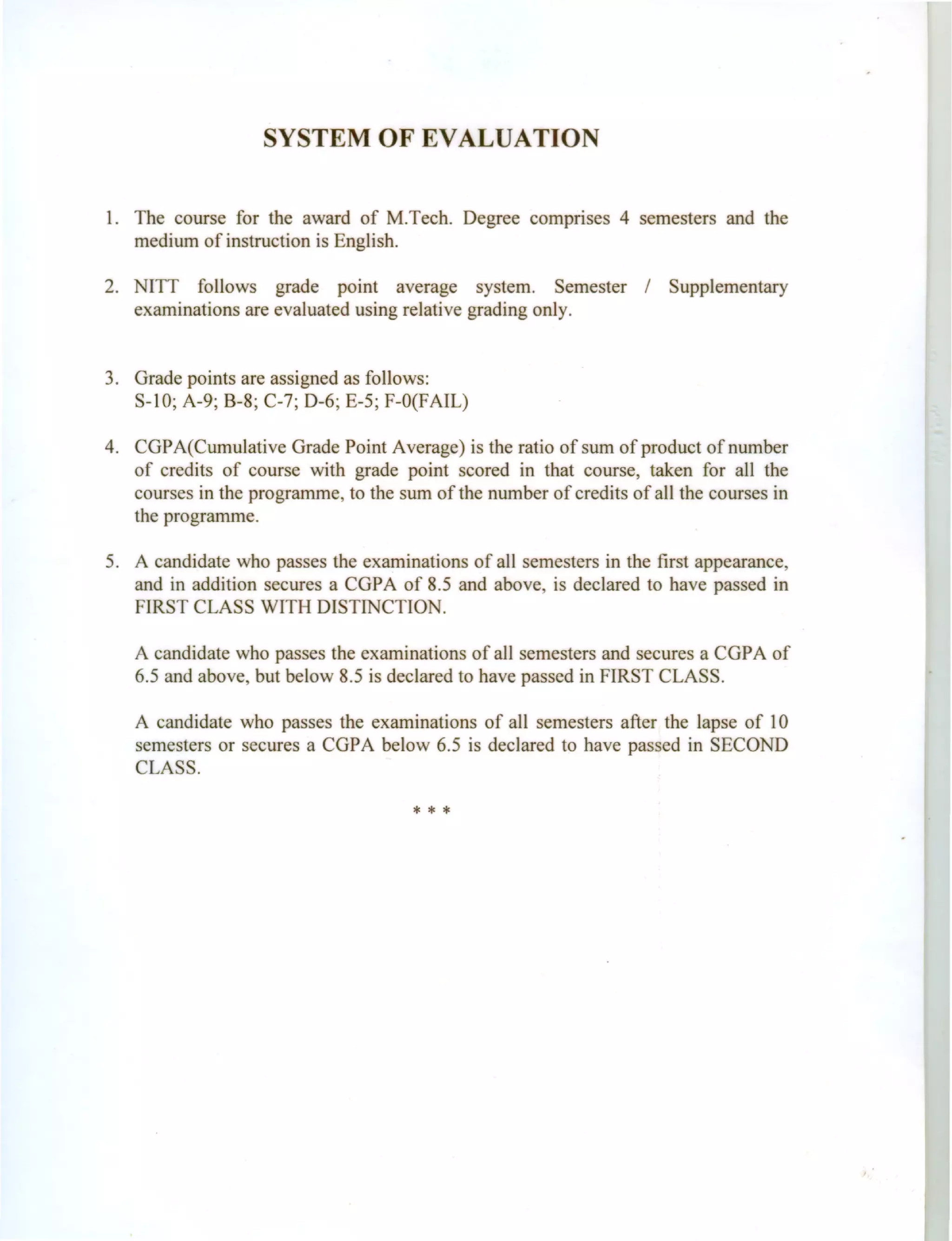 M.TECH CONSOLIDATE MARK SHEET | PDF