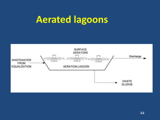 Aerated lagoons
44
 