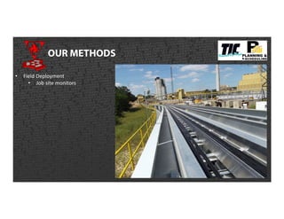 OUR METHODS
• Field Deployment
• Job site monitors
 