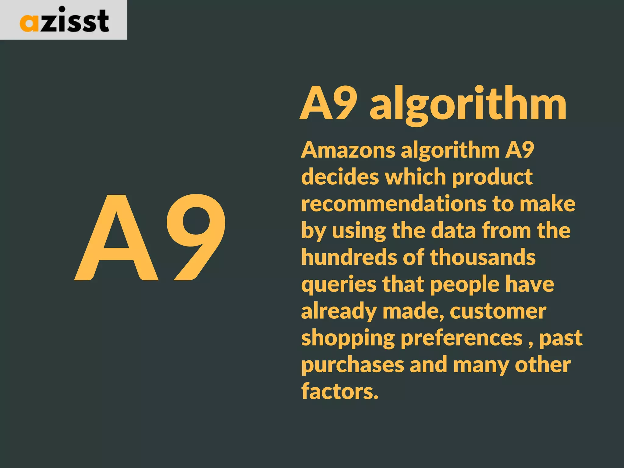 Amazon A9 algorithm - Overview | PDF
